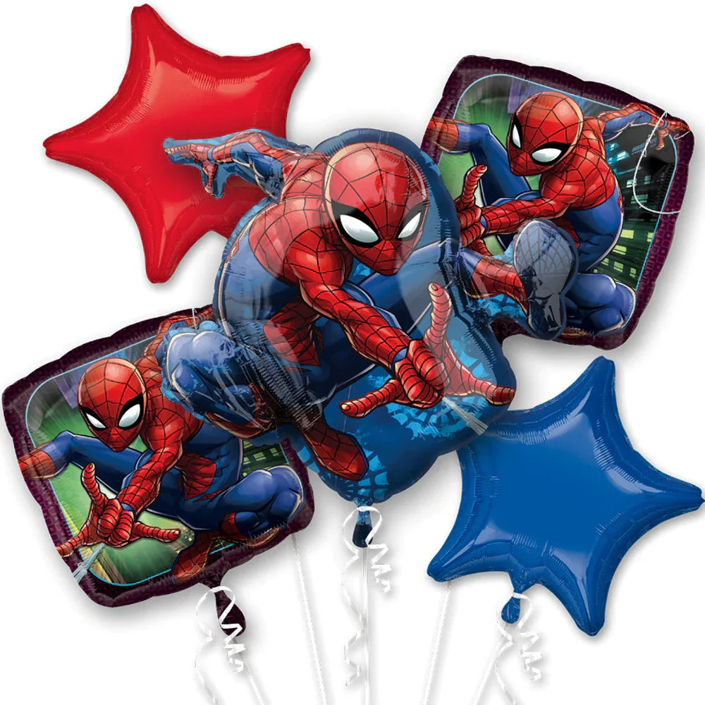 Anagram Spider-Man Balloon Bouquet 5ct